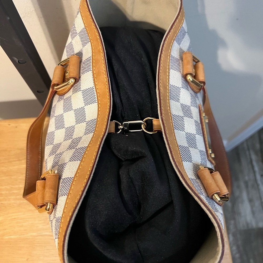Louis Vuitton Damier Azur Hampstead Tote - Picture 11 of 14